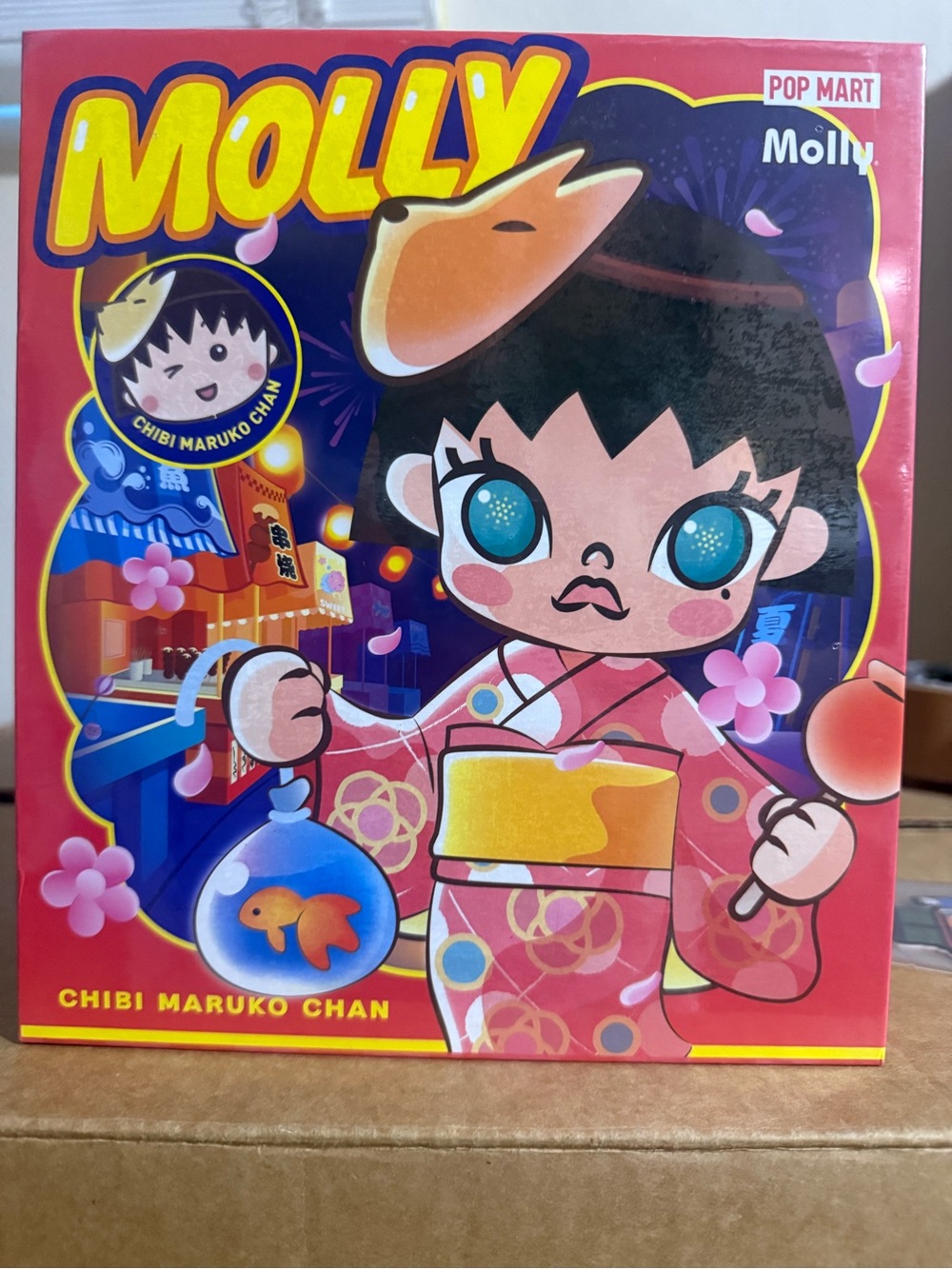 Molly Chibi Maruko Chan Pink Figure